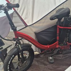 Electric Bike. Folds Light To Carry Compact 