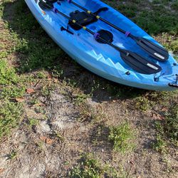 Kayak For Sale Double Seats Use A Couple Times Like New Comes With Paddles 2 Asking $350 OBO. Moving Cannot Take It Me   