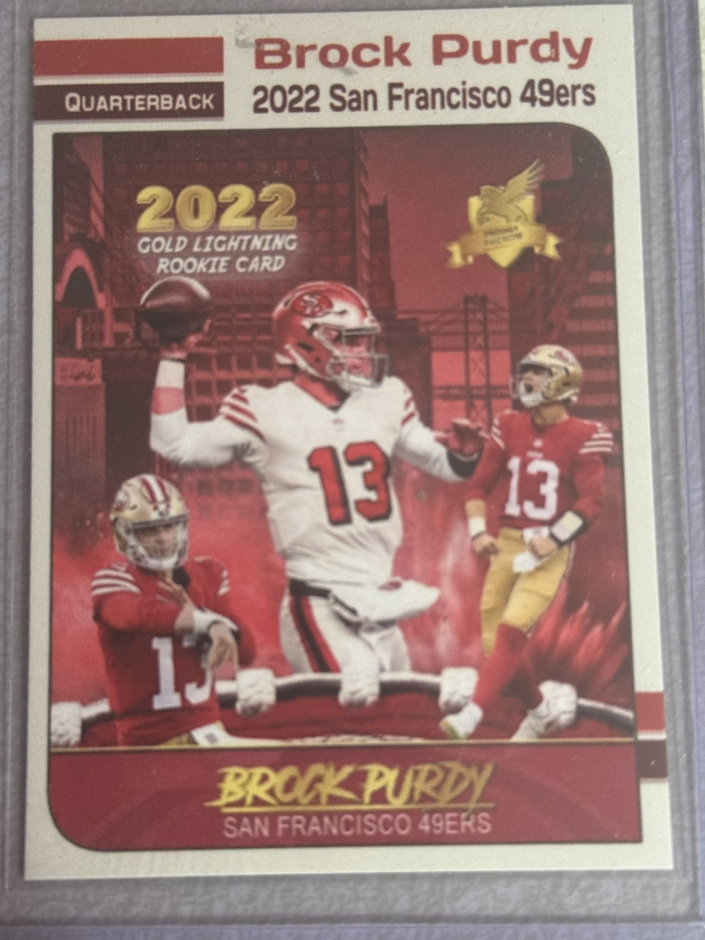 Original  Brock Purdy  ROOKIE CARD!