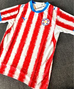 🇵🇾Paraguay Home Jersey🔴Size L-2XL available⚽️Message me if interested