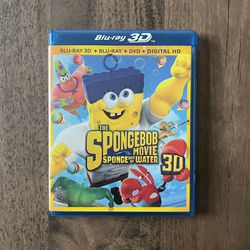 The SpongeBob Movie - Sponge Out of Water Animated Film Blu-Ray 3D & DVD Movies