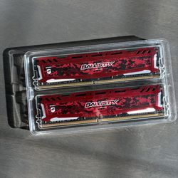 Crucial 8GB DDR4 2666 Desktop DIMM RAM PC4-21300 XMP by micron Ballistix 288pin