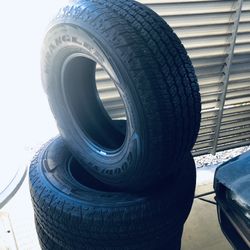 Goodyear Wrangler A/T Territory. 265 70 R 16” DOT 1121. Off New 2022 Tires Stored Indoors 2 Years. $400