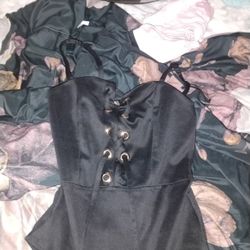 Nice Black Top Bodysuit