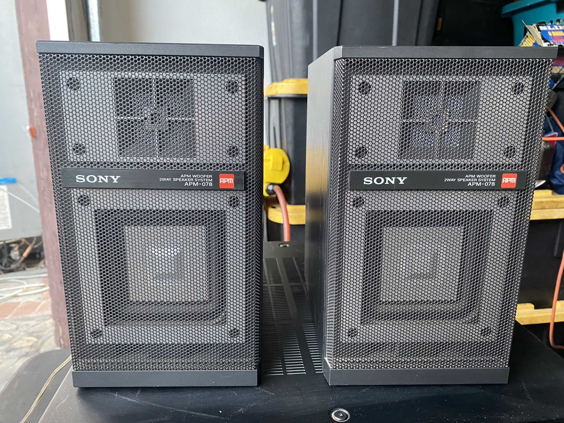 Speakers Vintage Speakers Sony Apm-078 Speaker Vintage Speaker Sony Speakers MAKE AN OFFER!