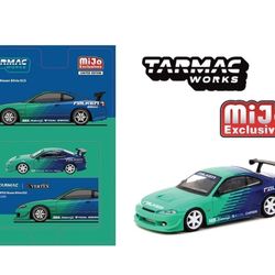Tarmac Works 1:64 VERTEX Nissan Silvia S15 Falken Livery – Blue – Global64 