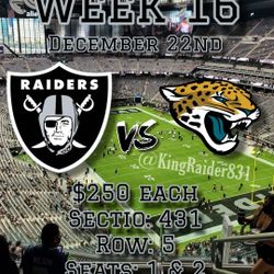 Raiders VS Jaguars
