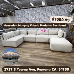 Henredon Murphy Fabric Modular Sectional 