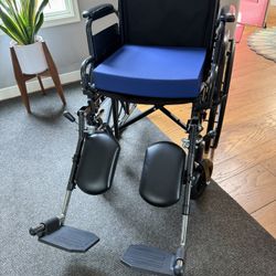 Like New Medline Wheelchair And Like New  NyOrtho  Seat Pad