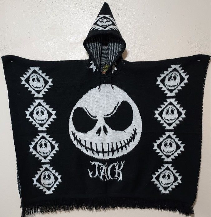 Nightmare Before Christmas Poncho