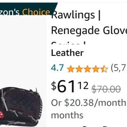 Rawlings Renegade Softball Glove