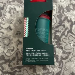 Starbucks Reusable Holiday Cold Cups 