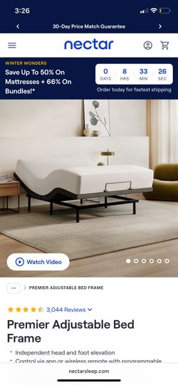 Nectar Adjustable Bed Frame