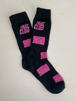 Fight Club patterned socks