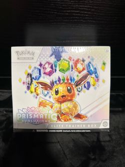 Pokémon Scarlet & Violet Prismatic Evolutions ETB