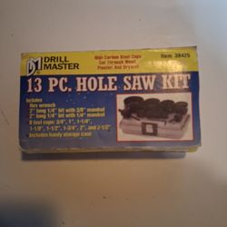 13 Piece Hole Saw Kit