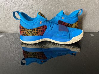 Nike Paul George PG 2.5 Pendleton Blue Men s SIZE 13 Basketball Shoes C10294 900 for Sale in San Antonio TX OfferUp