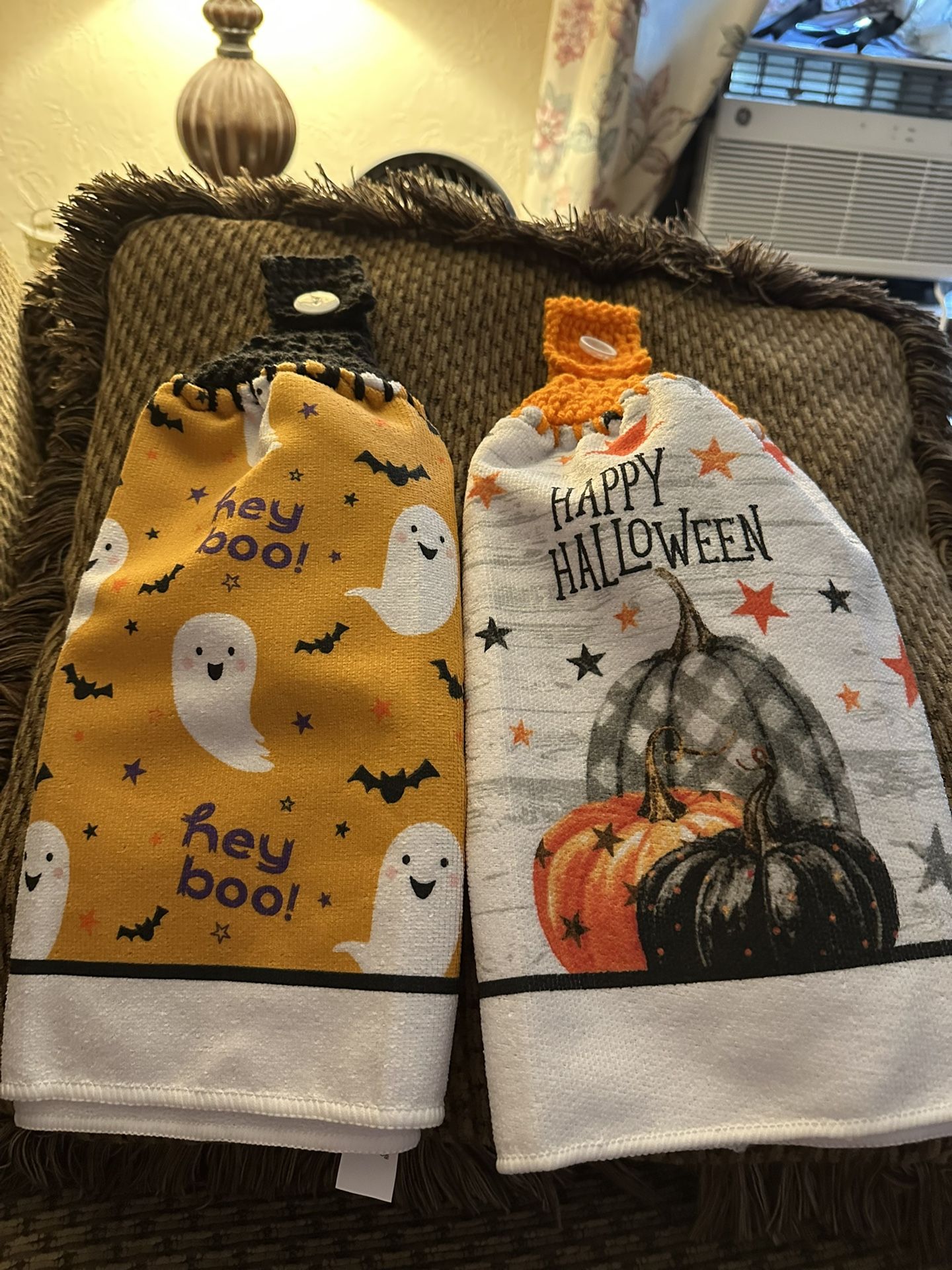 Handmade Halloween Towels On Full Towels