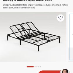 Brand New Adjustable Queen Bed Frame with Remote – Brand New!
