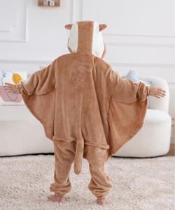 Flying Squirrel Kids Animal Onesie Pajama