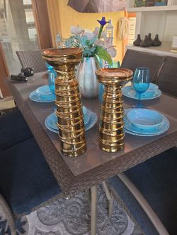 Gold Candleholders