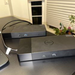 2× Dell WD19S USB-C Docking Stations (With Power Adapters) 