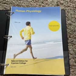 Cypress College: Human Physiology Textbook BIOL 241