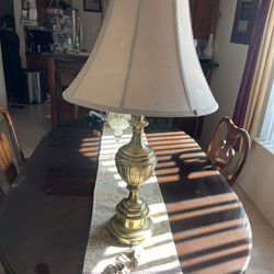 Antique Brass Stiffel Lamps 