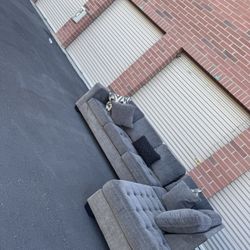 really Nice Gray Sectional Couch