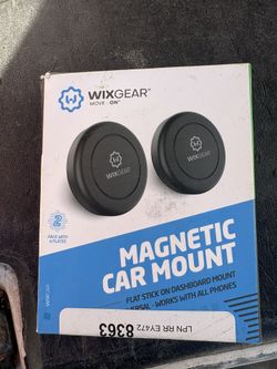 WixGear [2 Pack] Universal Air Vent Magnetic Phone Holder for Car Phone Mount