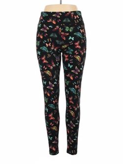 No Boundaries Women’s XL 15/17 High‑Rise Leggings – Multicolor Butterfly Print