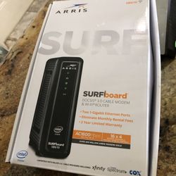 ARRIS SURFboard SBG10 DOCSIS 3.0 Cable Modem AC1600 Dual Band Wi-Fi Router