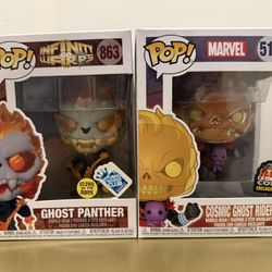 Ghost Rider Variant Funko Pops. 