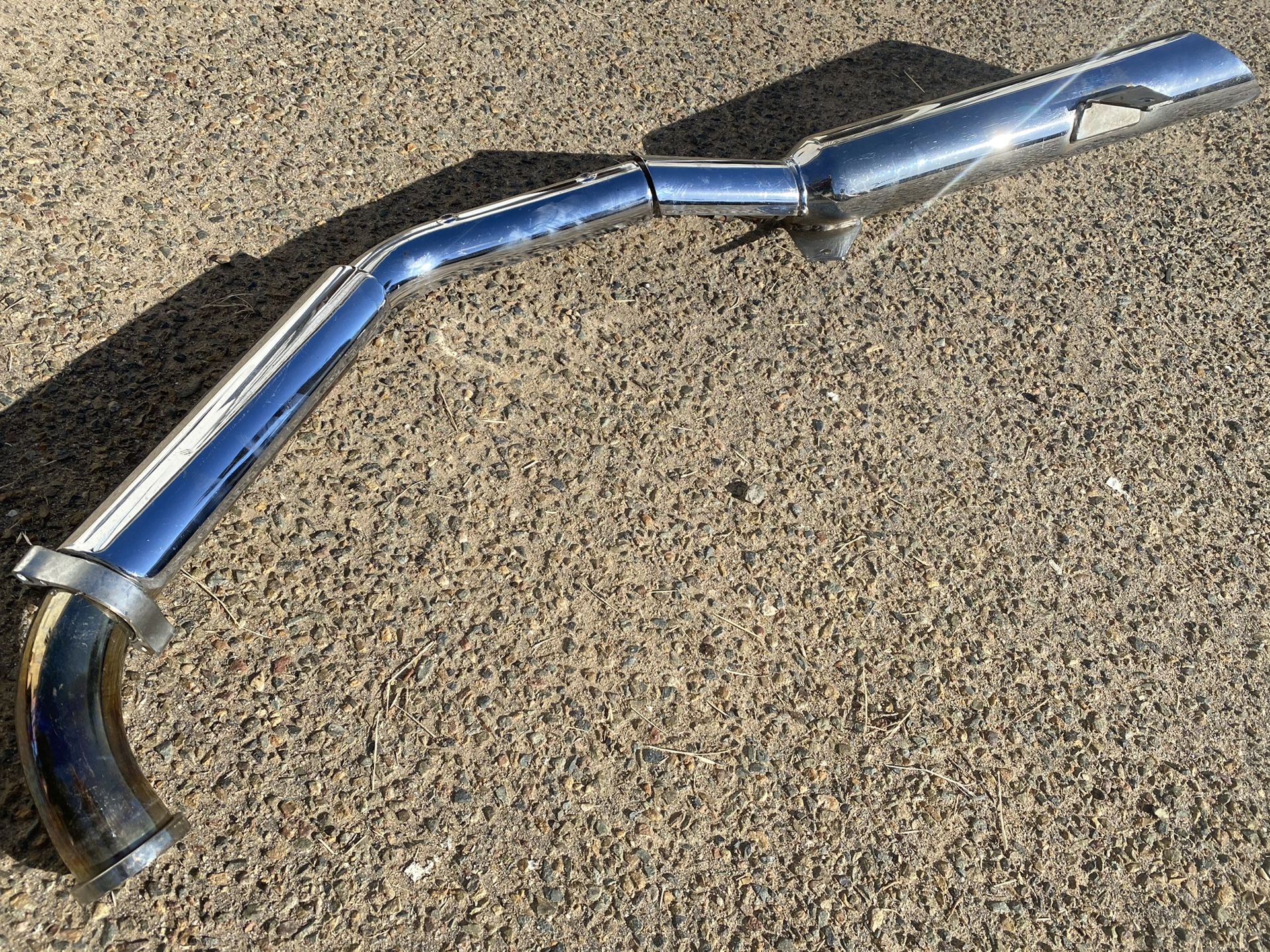 If Is Up Is Available! Suzuki Intruder Motorcycle, Bike Exhaust Pipes With Muffler. Make Me A Good Offer