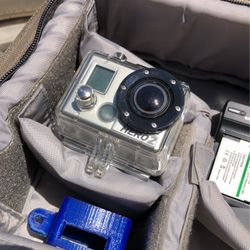 GoPro 2 With Accessories Case Backpack 