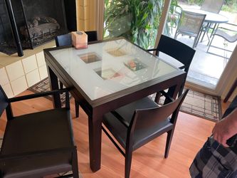 Game table with chairs