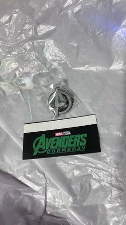 Sdcc 2026 doomsday pin and ribbon badge