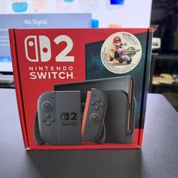 Brand New Nintendo Switch 2 Mario Kart World Bundle