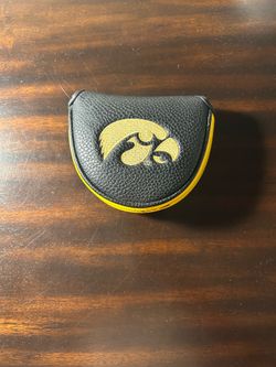 Iowa Hawkeyes Golf Putter Headcover – Black & Gold