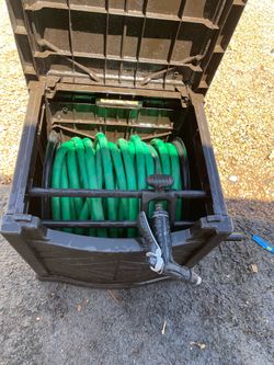 Garden hose storage 100ft
