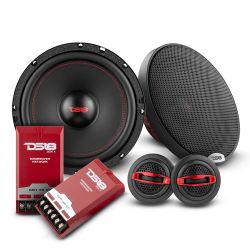 DS18 GEN-X6.5C 6.5" 50W RMS 2-Way Component Speaker Set 150W Max 4 Ohm