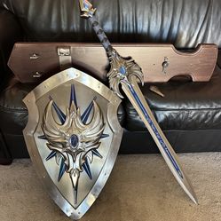 Blizzard Entertainment Employees Exclusive 5 yr Service Award Sword” and 10 yr Service Award “Shield” 