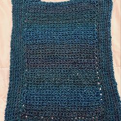 Crocheted Car Seat/Stroller Blanket/Poncho