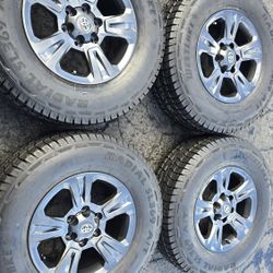 17 Inch Wheels And Tires TOYOTA TACOMA , SEQUOIA,  4 RUNNER , TUNDRA 6X139 BOLT PATTERN $800 INSTALLED ALL 4 