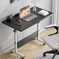 Rolling Desk Adjustable Height