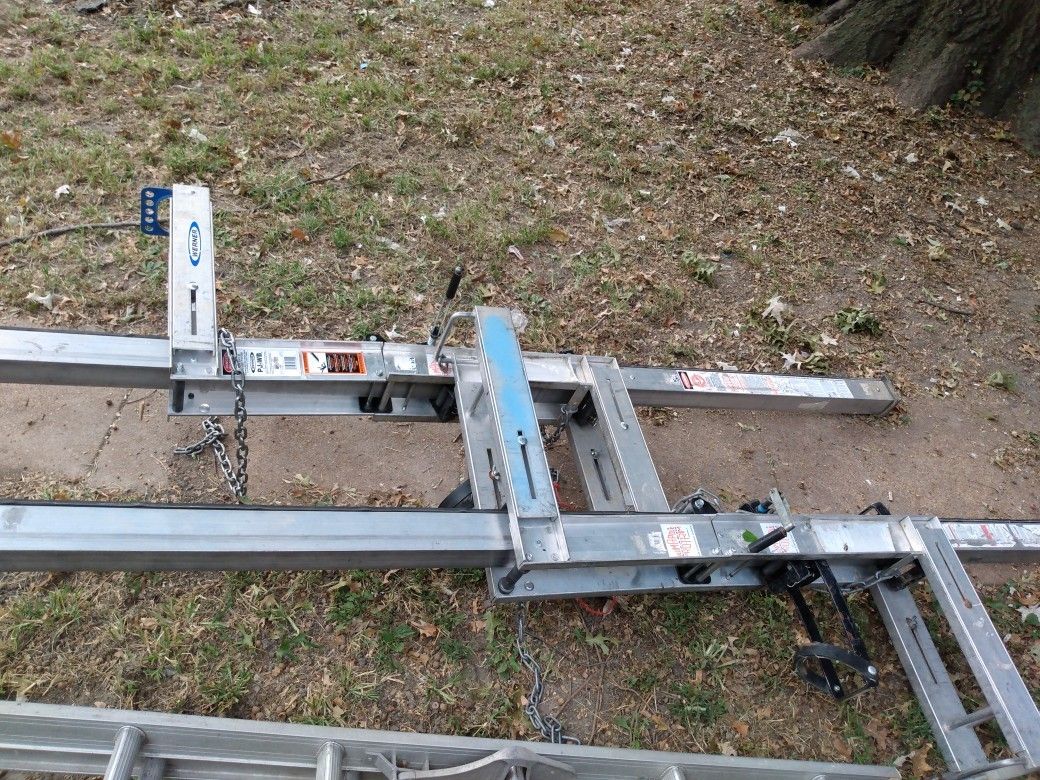 Werner pump jacks for siding