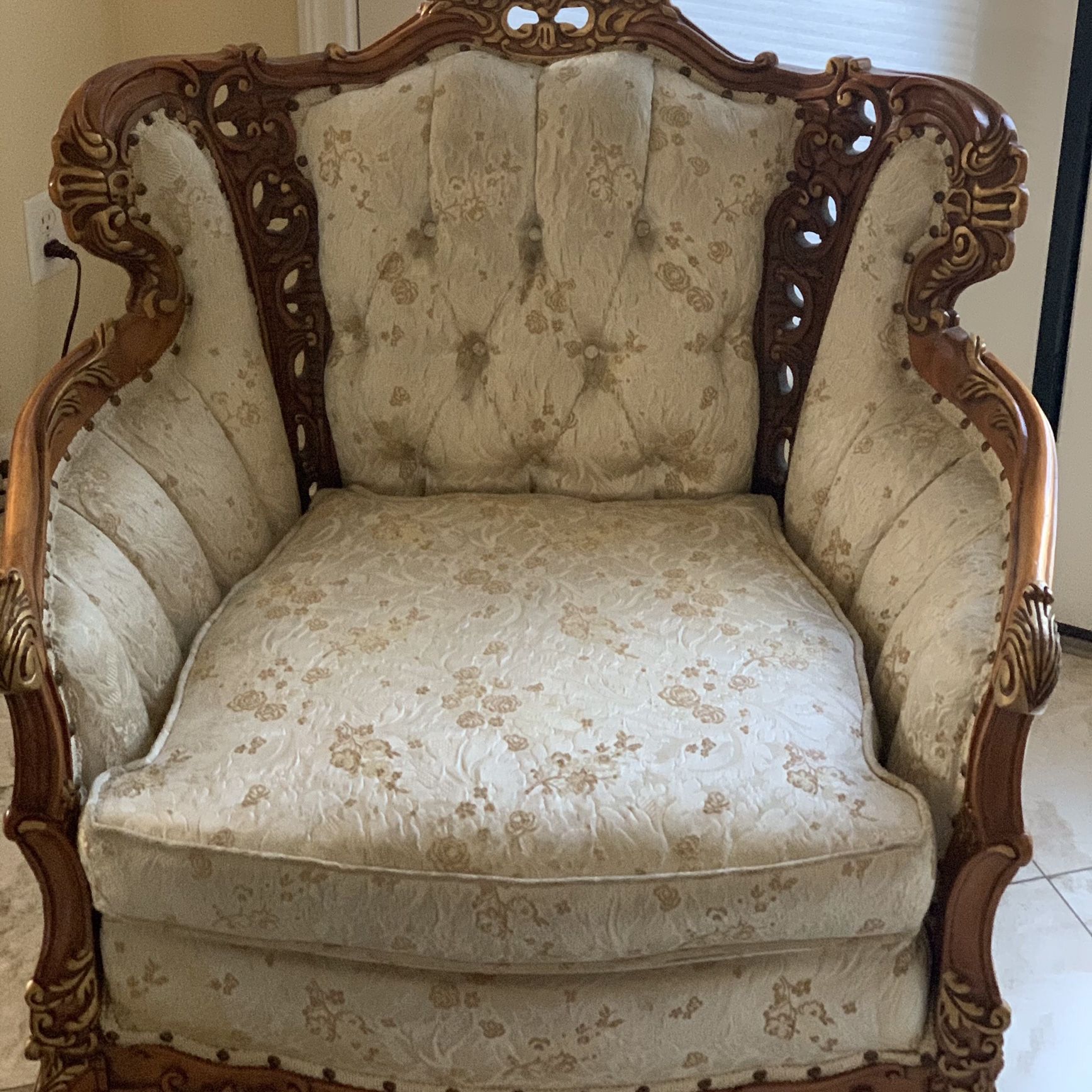 Antique Victorian Deutsch Bros.Custom Built Chair