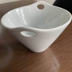 Set Of 4 Crate &Barrel Noodles/Soup Bowls 6.25"x6.25"x