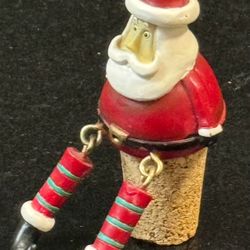 🎄🎅🏼 🍷 Christmas Santa Claus Wine Cork / Stopper (brand new)