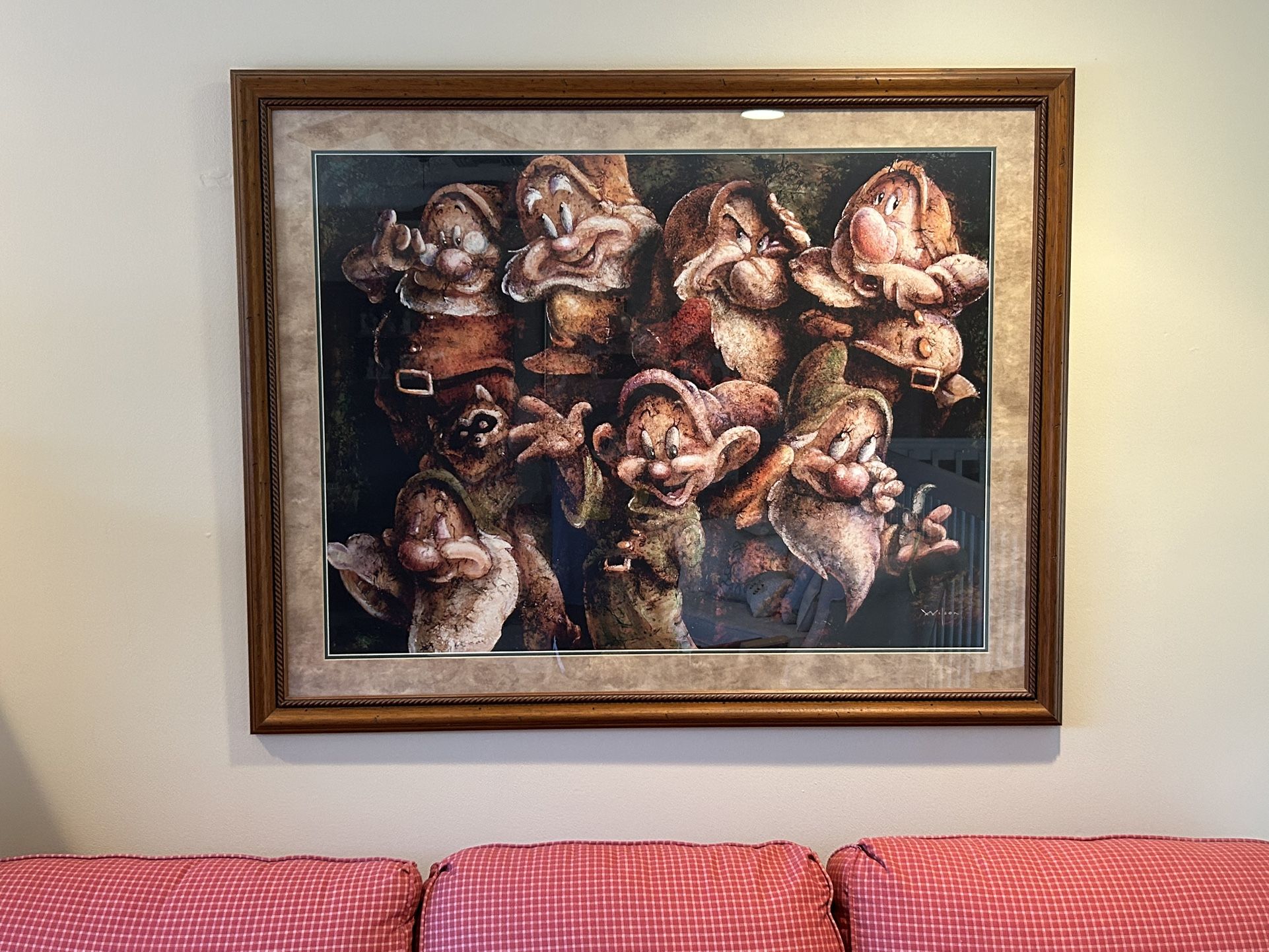 Disney’s Snow White And The Seven Dwarfs Limited Edition Art Print Frame